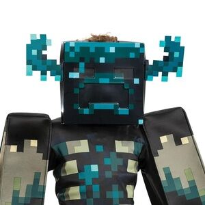 Minecraft Warden Child Costume for Boys 8